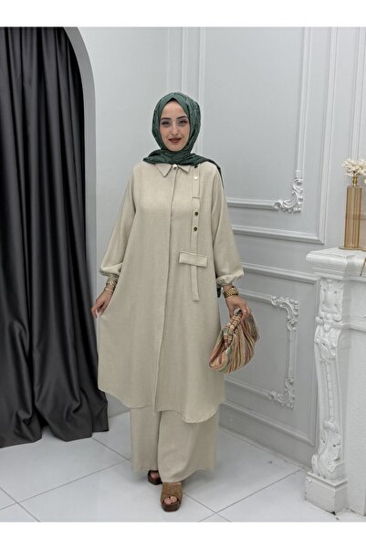 Generic Brand Feyza Team Cream |   Women's Stylish Two-Piece Set |   Modern D...