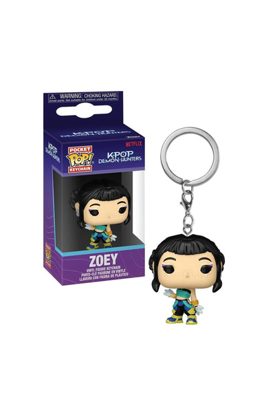Funko Pop! Keychain :Netflix - KPOP Demon Hunters - Zoey - Orijinal Anahtarlı...