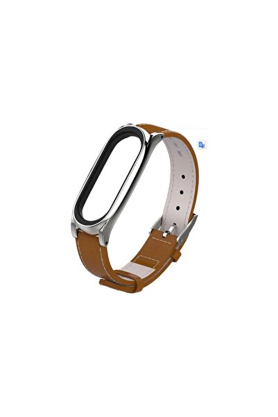 bestdijital Mijobs Xiaomi Mi Band 5 / Mi Band 4 Uyumlu Pu Deri Akıllı Bilekli...
