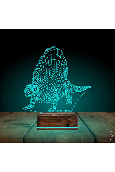 Genel Markalar Dinozor Spinosaurus 3D Lamba - Masa Gece Lambası