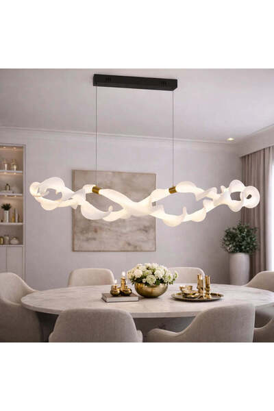 OEM Lustra LED Suspendata Acril UNDA Infinity, 36W, Lumina Calda/Neutra/Rece ...