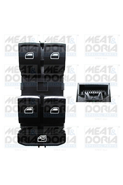 MEATDORIA Panou Comanda Geam Fata Stanga 26162 Vw Golf 7/Golf Alltrack 7/Golf...