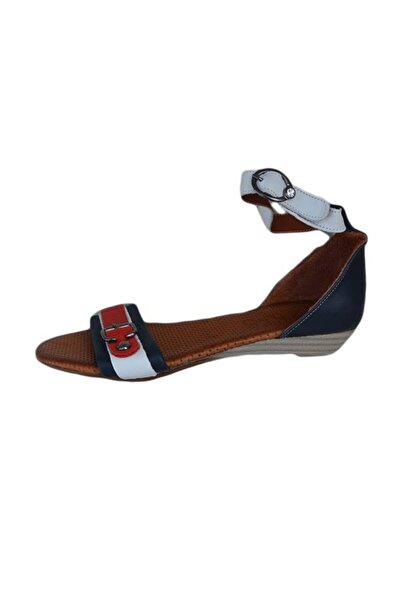 OEM Sanda casual, alb-bleumarin-rosu, cu talpa joasa, confortabila