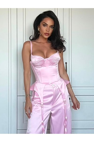 Atelier Carmen Babes Corset cu detalii si decolteu in V
