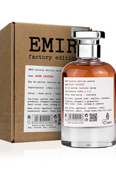 EMIR Ediție de Fabrică Warm Leather Apă de parfum, unisex, 100 ml