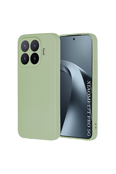 CLICK Husa pentru Xiaomi 17T Pro, SoftFlex, protectie antisoc, verde