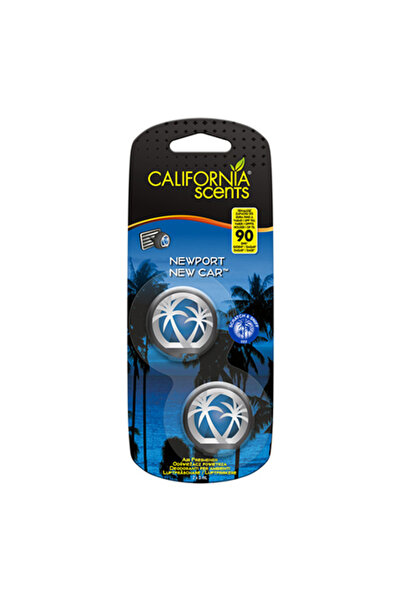 California Scents Mini Difuzor Newport Parfum Auto Nou 2 x 3 ml