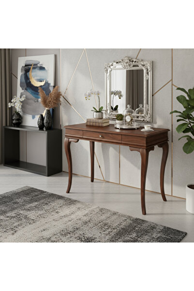 ROYS AHŞAP 110 Cm Masif Rustik Ceviz Dresuar