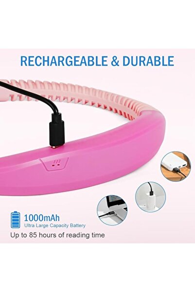 KASTWAVE ضوء قراءة LED للرقبة، 3 أوضاع لدرجة حرارة اللون، 5 مستويات سطوع، قاب...
