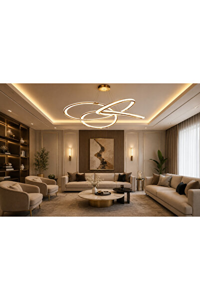 Generic Brand Chandelier - Gold-colored - 3
