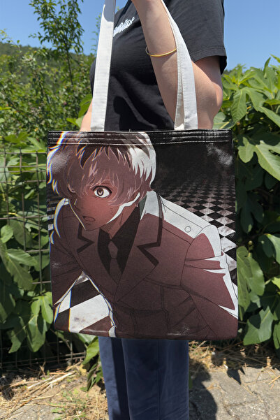 ZipZap Tokyo Ghoul V3 Summer Winter Double-Sided Canvas Printing Tote Bag Ani...