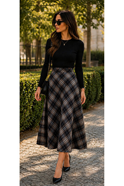 get crazy collection Γυναικεία Καρό Vintage Φούστα