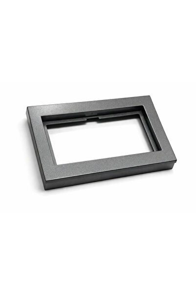 Generic Brand 1 قطعة إطار مقبس كهربائي مزدوج من Ovivo Anthracite Grano