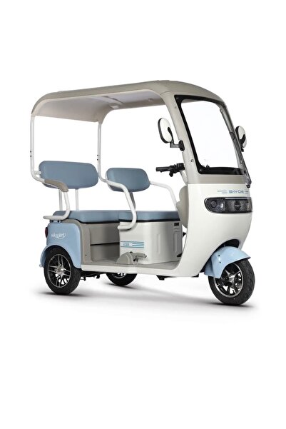 AK Skyjet skycar uyumlu yarı şeffaf/yarı siyah özel elektrikli bisiklet brandası