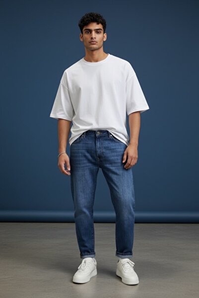 oraystore Ανδρικό τζιν παντελόνι Boyfriend Fit, άνετη εφαρμογή, πλενόμενο τζι...