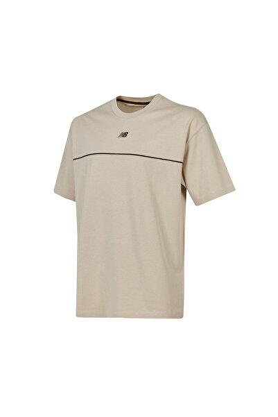 New Balance MNT3608 Bej Erkek Tişört