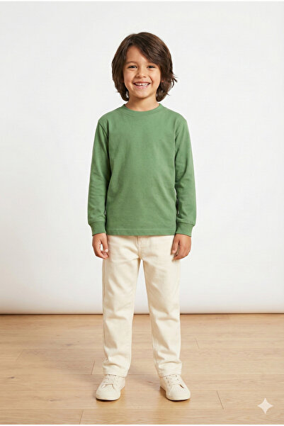 Çocukos %100 Pamuk Erkek Çocuk Comfort Sweatshirt