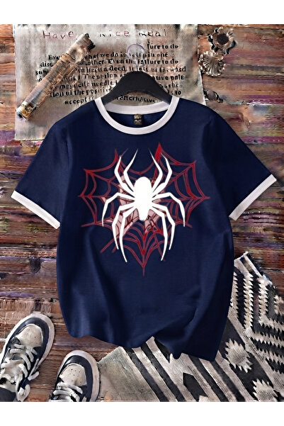 COHERENT Tricou supradimensionat din bumbac cu imprimeu personalizat SPIDER p...