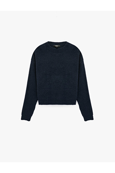 Koton Long Sleeve Crew Neck Knitwear Sweater