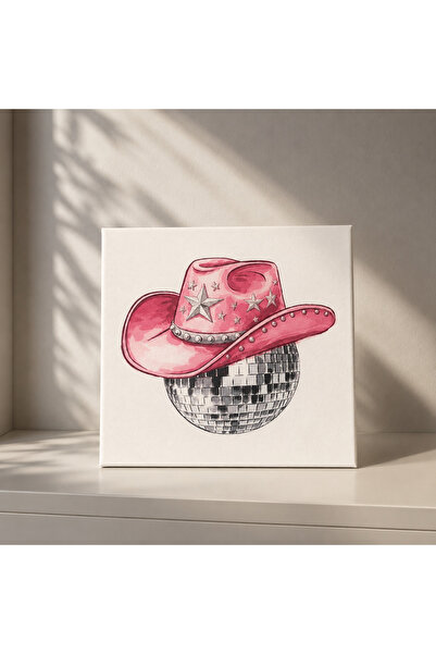 VALERENA YASHOU Pink cowboy 20x20 cm- Rhinestone Kit, Diamond painting, Krist...