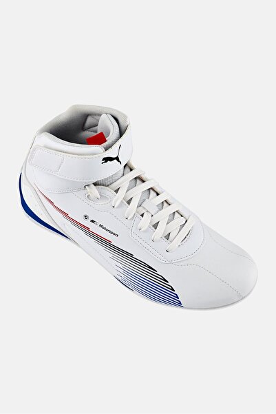 Puma Men BMW MMS Neo Cat Mid 2,0 Velcro Closure Training Shoes, White