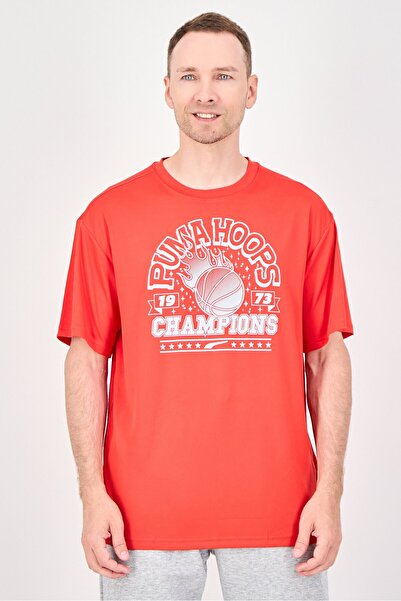 Puma Men Sportswear Fit Short Sleeve Training T-Shirt, Red