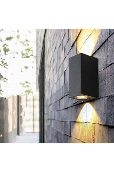 OEM Aplică LED de exterior, 15.5*6.5*7.5 cm, Negru