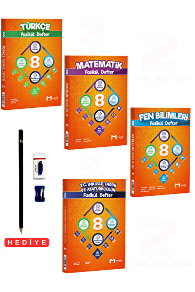 Mozaik Yayınları 8.Sınıf Türkçe Matematik Fen Bilimleri İnkılap Tarihi Fasikü...
