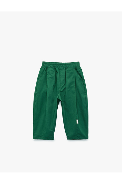 Koton Elastic Waist Oversize Balloon Cut Trousers