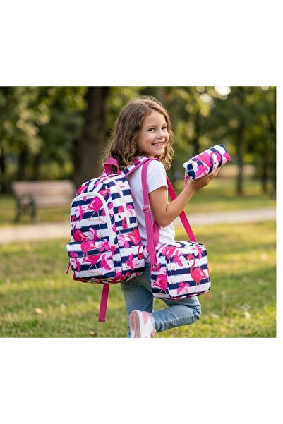 ULTIMATE BAG حقيبة مدرسية للبنات، مجموعة من 3 حقائب مدرسية، حقيبة مدرسية مزين...
