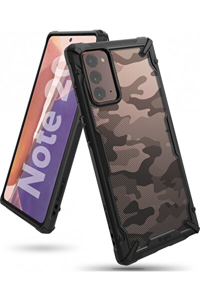 Ringke Fusion-X Samsung Galaxy Note 20 Καμουφλάζ (Μορό) Μαύρο