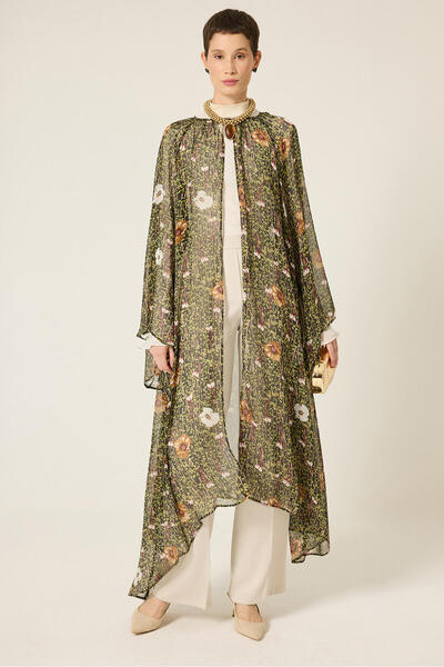 Touché Privé Chiffon Maxi Kimono
