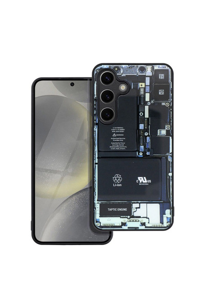 OEM Θήκη Σιλικόνης TPU Tech με Σκληρό Γυάλινο Πίσω Μέρος για Samsung Galaxy A...