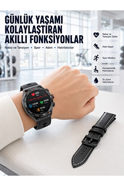 Genel Markalar AMOLED Ekranlı 5G Android Akıllı Saat SIM Kart Destekli Kamera...