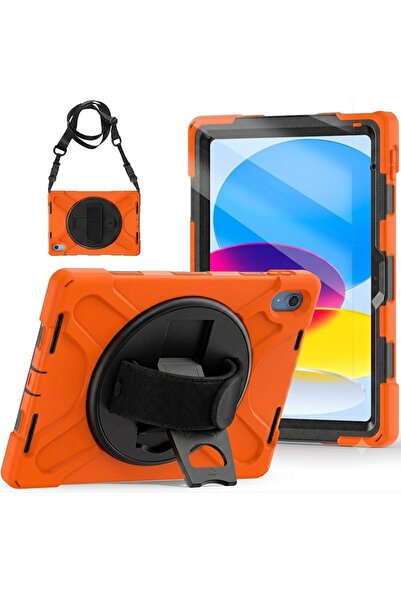 TEKNETSTORE Ipad A16 (11.NESİL) 2025 / 10. Nesil 10.9 Uyumlu Tank Tablet Kılı...