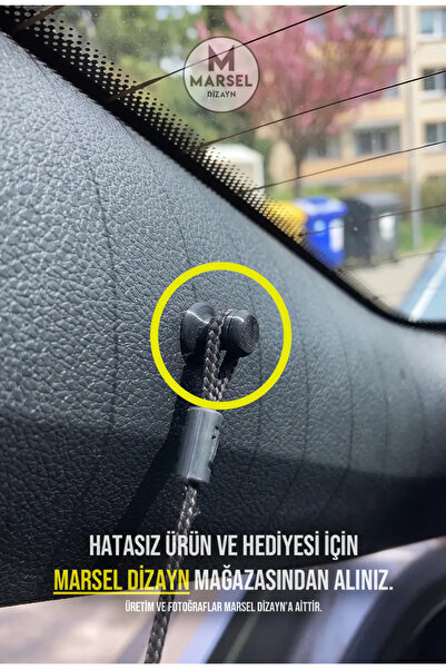 MarselDizayn Vw Polo 2010-2021 Pandizot İpi Pimi - Klipsi - Siyah - 2 Adet