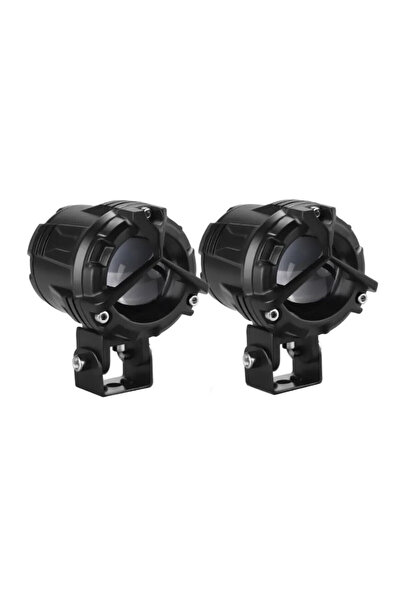 OEM Universal Προβολάκια Αλουμινίου Μοτοσυκλέτας 80W Λευκού, Κίτρινου Φωτισμο...