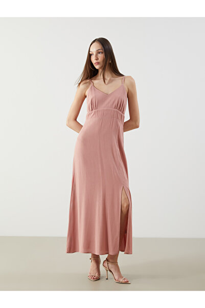 LC Waikiki Original V-Neck Krinkle Dress