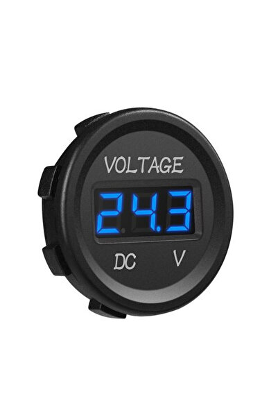 OEM Βολτόμετρο Auto/moto αδιάβροχο DC 12V Led Μπλέ
