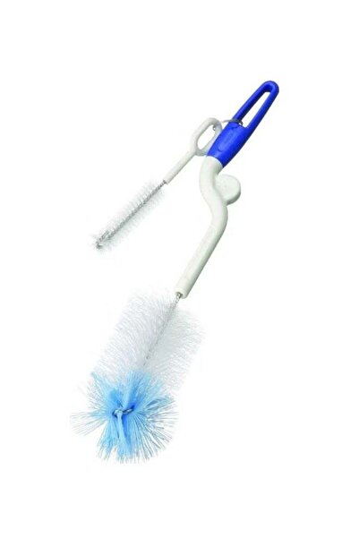 Pigeon 2 In 1 Bottle And Nipple Brush Blue/White 1 Piece