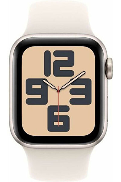 Apple Watch Watch SE2 (2024) GPS 40mm Starlight Κάσα Αλουμινίου με Αθλητικό Λ...