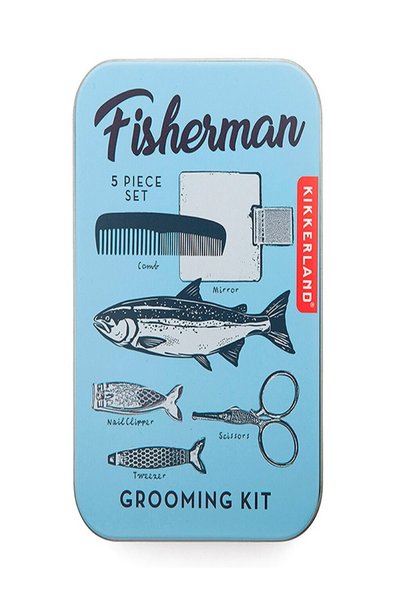 Kikkerland Care Set with Fish Figure