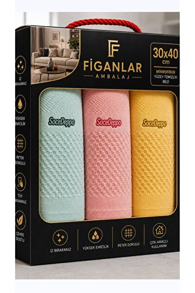 figanlar ambalaj FIGANLAR Kutija 30x40 cm Mikrofibra Krpa za čišćenje stakla ...