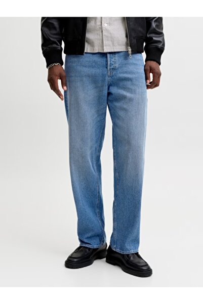 Jack & Jones Men's Jeans ALEX, high waist and Baggy fit, Blue, 31, 34