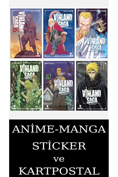 Kurukafa Yayınevi Vinland Saga 6-7-8-9-10-11 Manga Seti (6 KİTAP) / Anime-Man...
