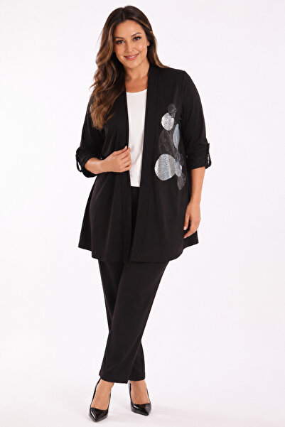 bihan store كارديجان نسائي طويل مطبوع بنقشة حجرية – تصميم أنيق وعصري Y26-3011...
