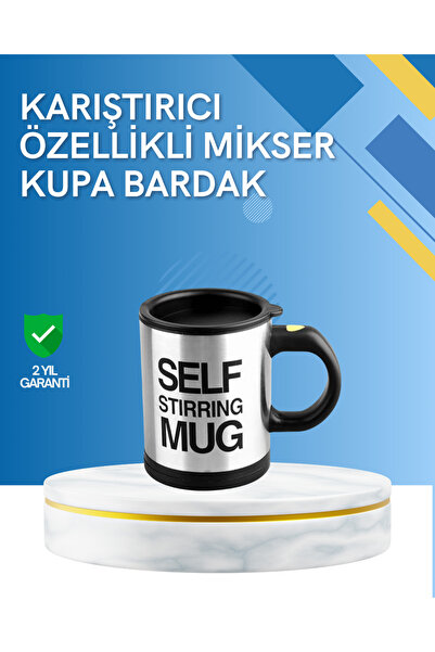 teknodayım Double Layer Thermos Featured Mixing Motor Mug