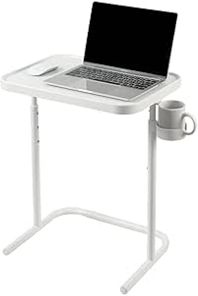 XICEN Laptop Table, Side End Table, Folding Laptop Desk with 3 Heights, 0 to ...