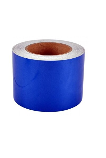 Temiz Pazar Blue Self-Adhesive Decorative Strip Tape 9.2 cm X 4 Meters Blue
