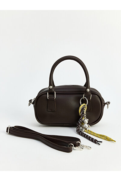 LC Waikiki Rmz Gi̇yi̇m Farkiyla Women's Leather Look Shoulder Bag with Access...